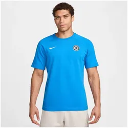 Nike, Herren, Fussballtrikot, Chelsea Reise-T-Shirt (M), Blau