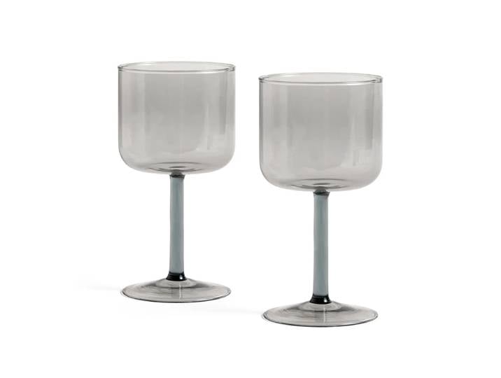 HAY - Tint Weinglas, grau (2er-Set)