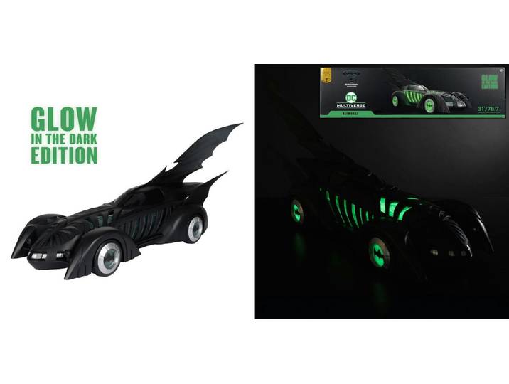 McFarlane Toys Actionfigur McFarlane DC Multiverse Batman Forever Batmobile Vehicle Gold Label Gl