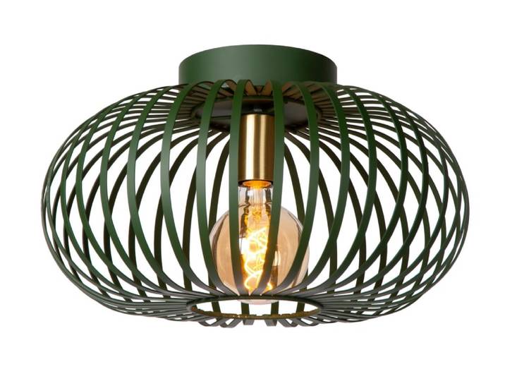 Plafonnier métal vert 39.5 cm