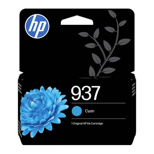 HP Druckerpatrone 937 Original einzeln Cyan 4S6W2NE