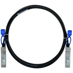 BlueLAN Kompatibles Extreme Networks 10521  25GBASE-CR passives SFP28 auf SFP28 Direct Attach Kabel, 3 Mete, Transceiver, Schwarz
