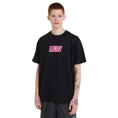 T-Shirt ELEMENT "Pool Draining", Herren, Gr. XS, schwarz (off schwarz), Obermaterial: 100% Baumwolle., Shirts T-Shirt