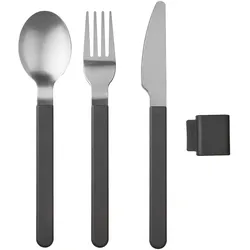Mepal SILUETA Besteck-Set 3-teilig - Nordic Black