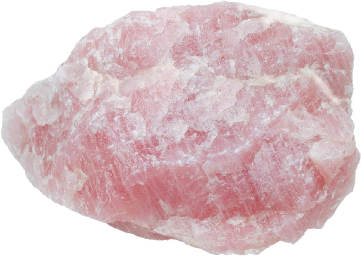 Rozenkwarts Ruwe Steen - Roze Natuursteen Edelsteen voor Decoratie en Meditatie - 50 gram