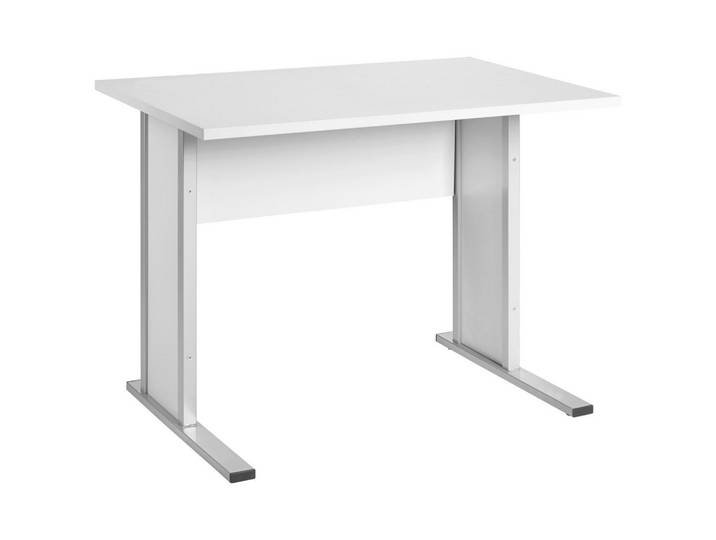 Schreibtisch Serie 4000 ca 90x65 cm, hellgrau