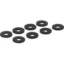 InLine Gummi Unterlegscheiben, zur Festplatten-Entkopplung, 8 Stück