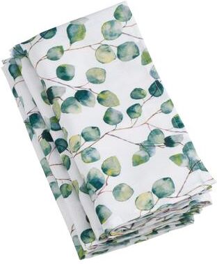 Saro Lifestyle Eucalyptus Leaf Design Napkins (Set of 12)