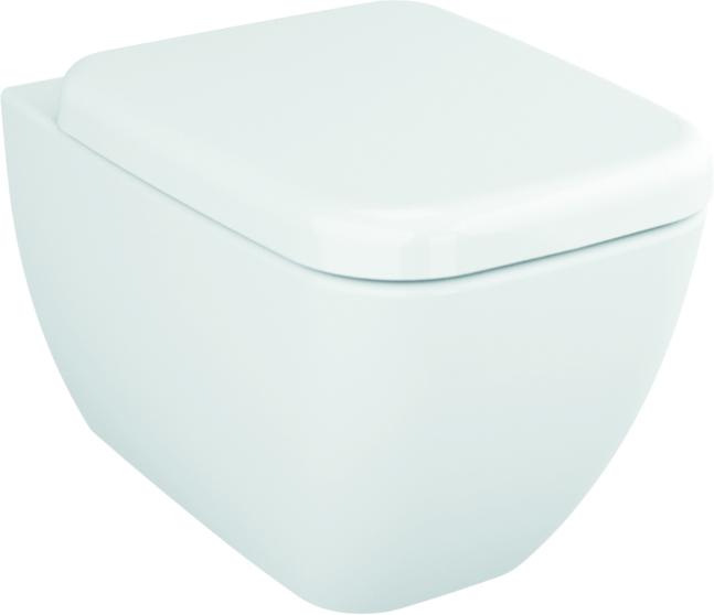 Vitra Shift Wand-Tiefspül-WC 4392B003-1295 36x54cm, 3/6 I, mit geschlossenem Spülrand, weiß hochglanz