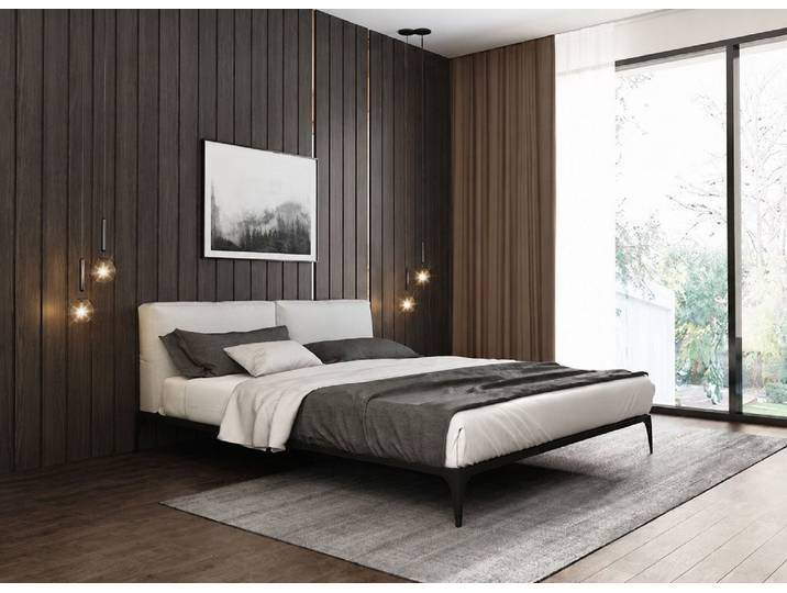 Xlmoebel Polsterbett Luxus Doppelbett mit Designer-Polstern in elegantem Design (Bett, Bett), Hergestellt in Europa