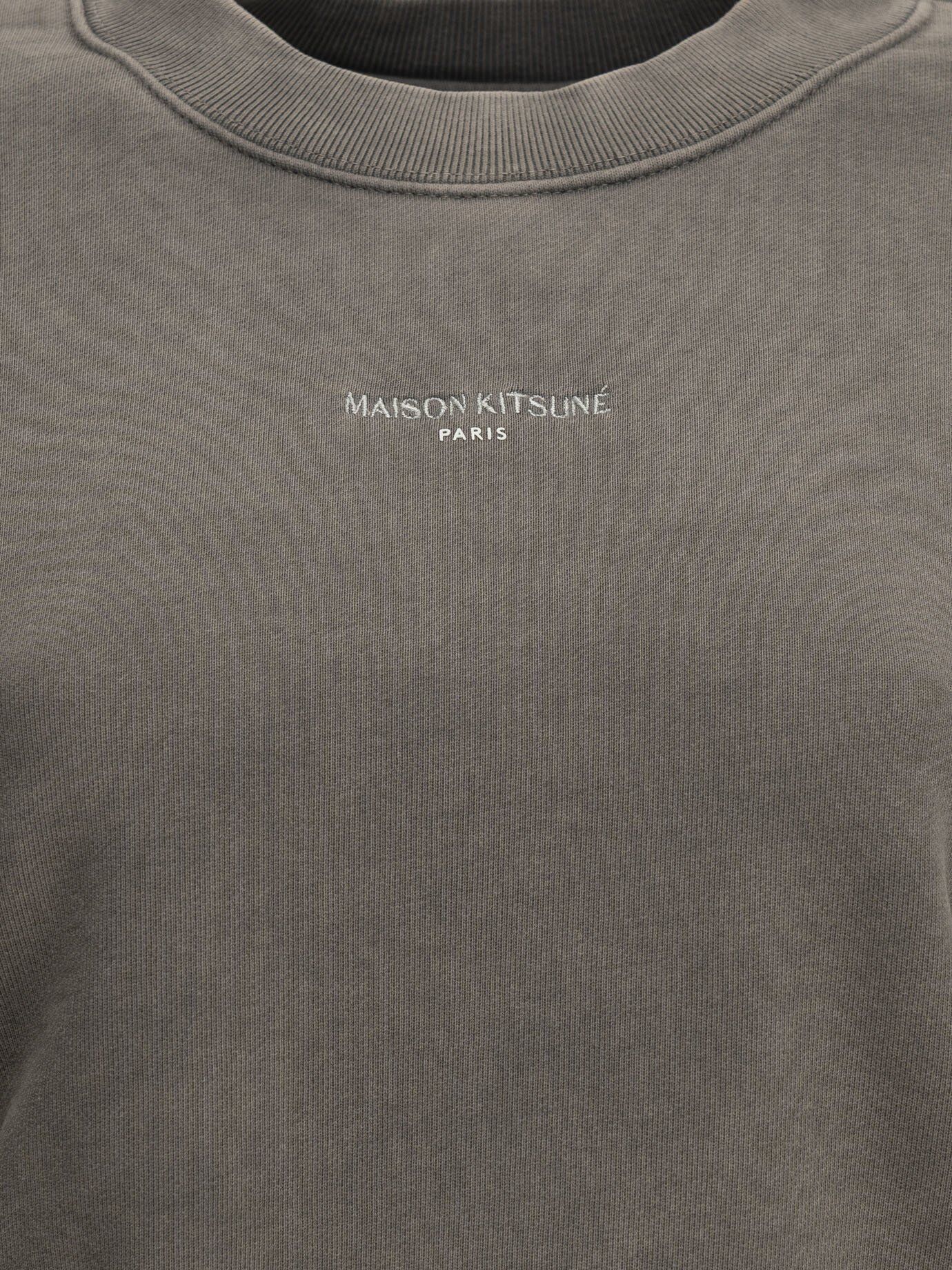 MAISON KITSUNÉ sweatshirt femme gris Gris XS