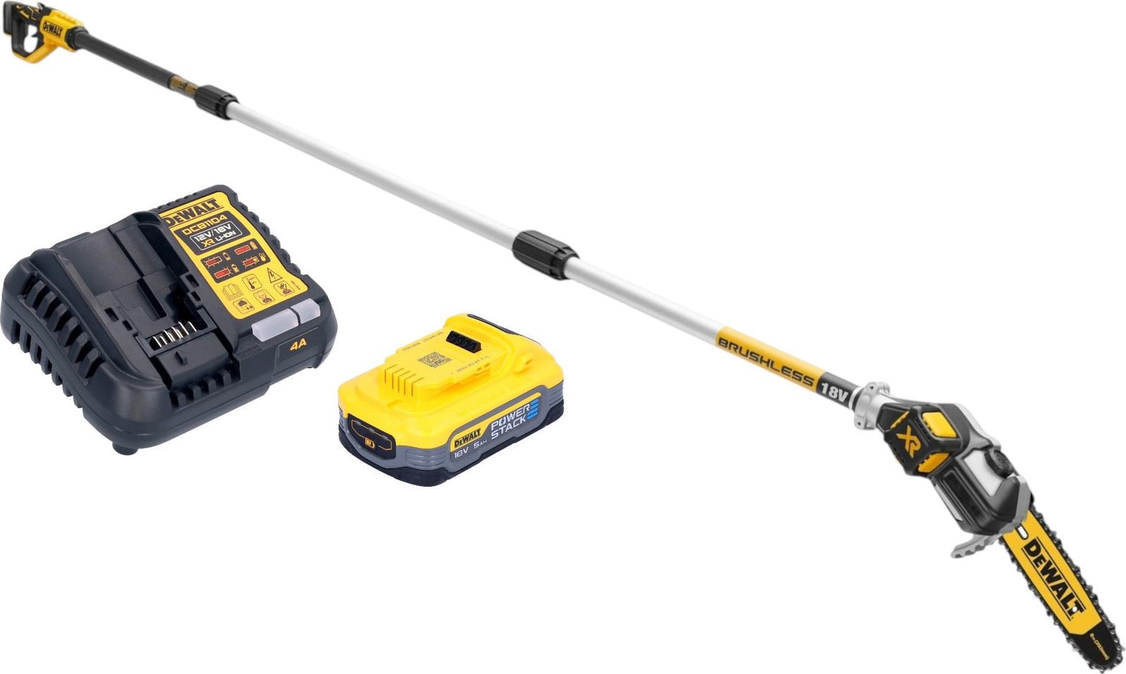 DeWalt DCMPS 567 H1 accu 18 V borstelloos met 1x Powerstack accu 5.0 Ah en lader