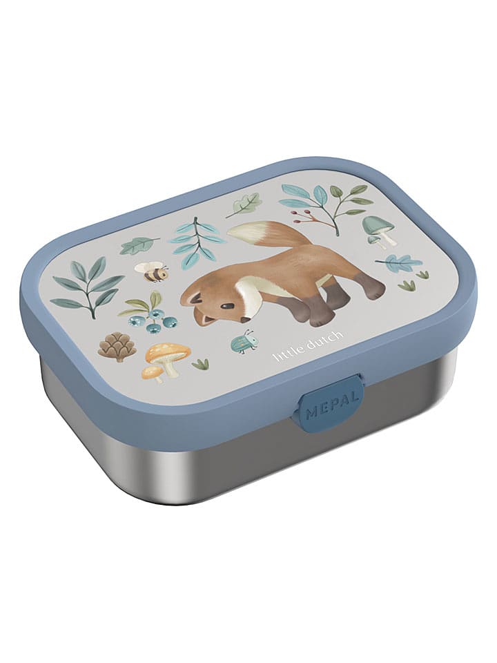 Mepal Edelstahl-Lunchbox ''Campus - Forest Friends'' in Hellblau - 750 ml - onesize