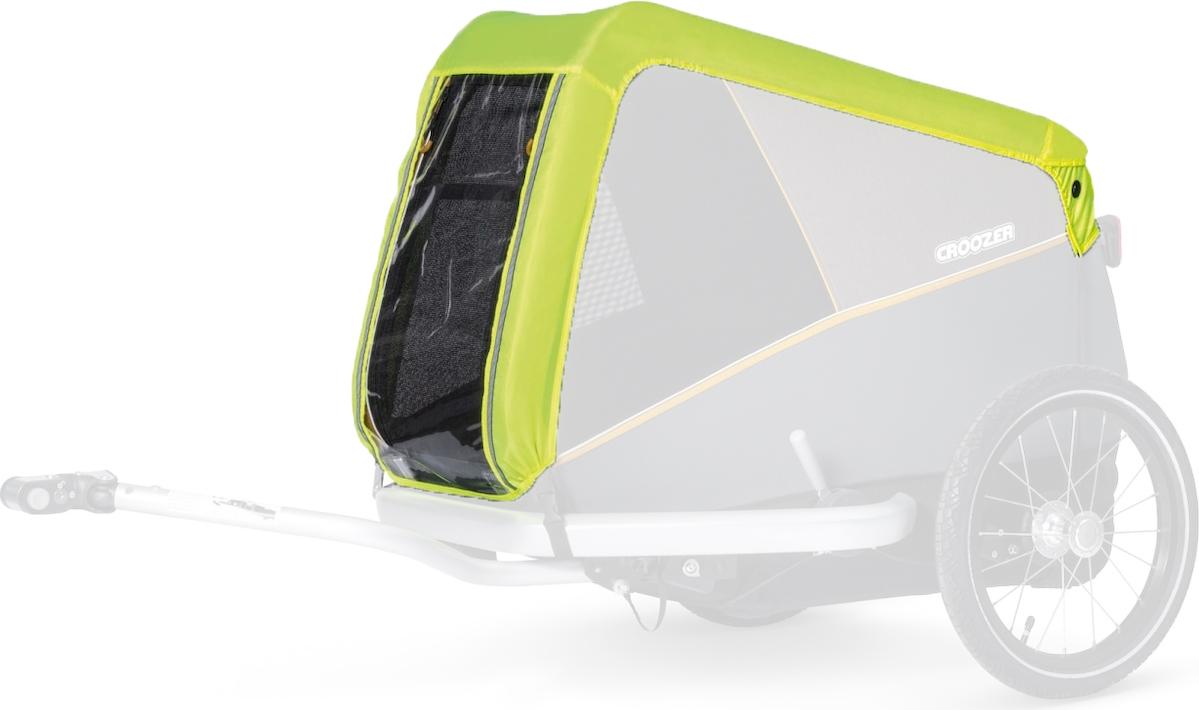 Croozer Dog Enna Sleep & Go Bundle (inkl. Buggyset, Regenverdeck und Hundebett), Farbe:Moss Green