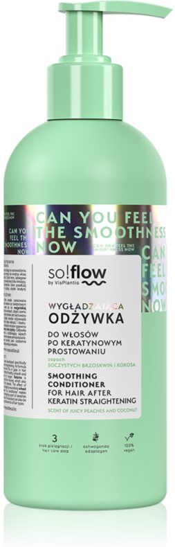 so!flow After Keratin Straightening Smoothing Conditioner après-shampooing lissant 400 ml
