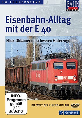 Geramond - Eisenbahn Alltag mit der E 40 als DVD: Dem Lokführer auf einer Führerstandsmitfahrt mit dem Eisenbahn Oldtimer Ellok E 40 über die Schulter schauen - in 80 Minuten als Video - Preis vom 17.10.2026 19:25:27 h