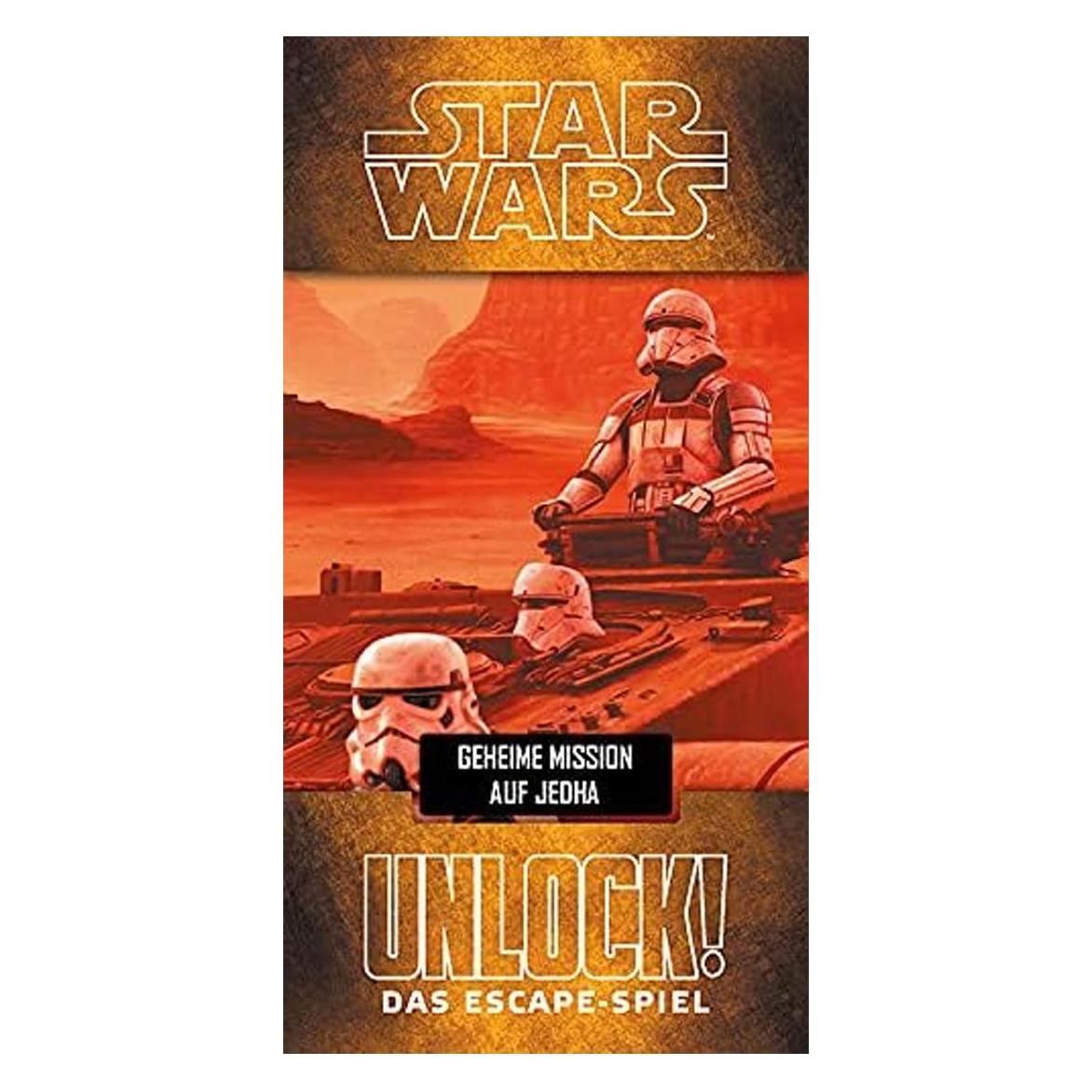 Asmodée SCOD0060 - Unlock! Star Wars-Geheime Mission auf Jedha, Einzelszen. 10 Jahren (DE-Ausgabe) (Deutsch, 1 - 6 Spieler) (SCOD0060)