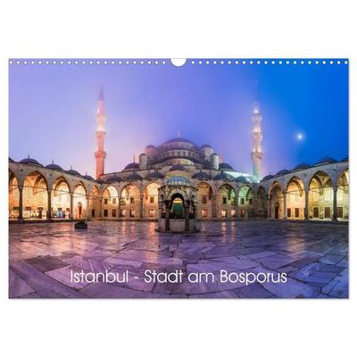 Istanbul - Stadt am Bosporus (Wandkalender 2027 DIN A3 quer), CALVENDO Monatskalender