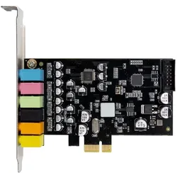 Conceptronic Sound PCIe-Karte 7.1CH S/PDIF bis 24Bit/192kHz, Soundkarte, Schwarz