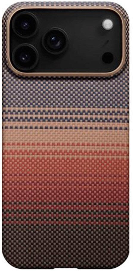 PITAKA iPhone 17 Pro Ultra Slim Bagside Cover - MagSafe Kompatibel - Sunset
