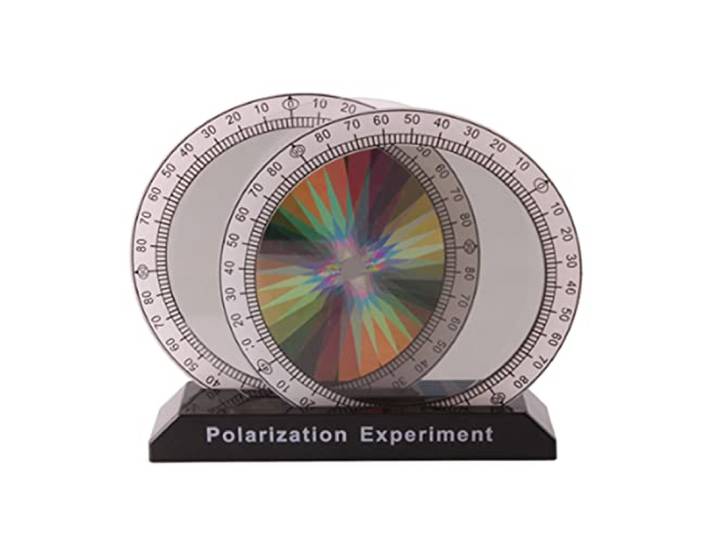 Polarisationsdemonstrator, Spielzeug für optische, Color Hochpräzises optisches Instrumentenspielzeug, professioneller Polarisator Experimentator, physikalische Optik,
