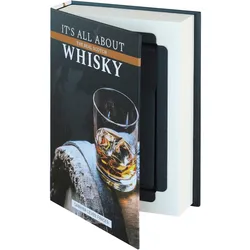 HMF 80701 Buchtresor Geldkassette , 18,7 x 13 x 4,2 cm, Whisky