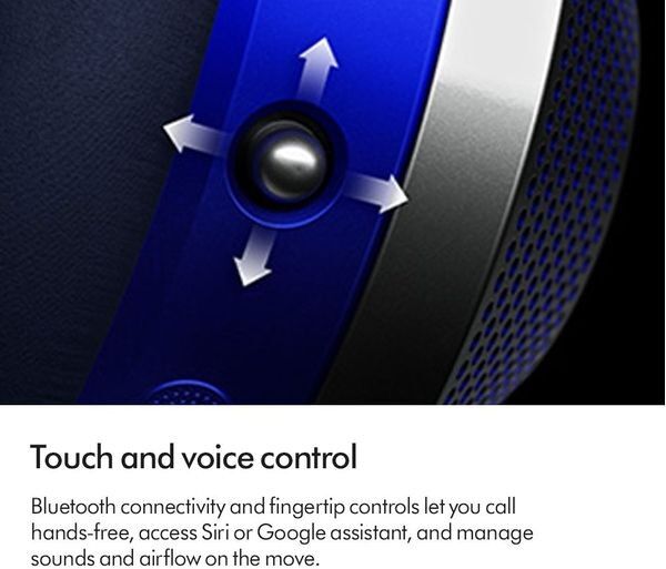 Dyson Zone Noise-Cancelling Air-Purifying Headphones - Ultra Blue/Prussian Blue