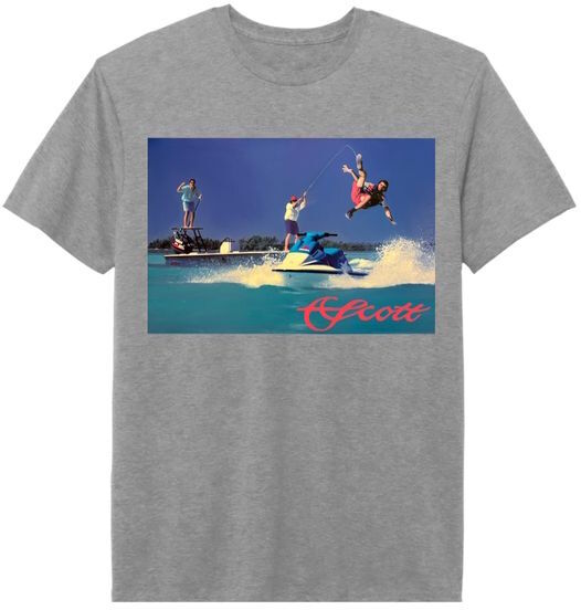 Scott Jet Ski Throwback T-Shirt-M