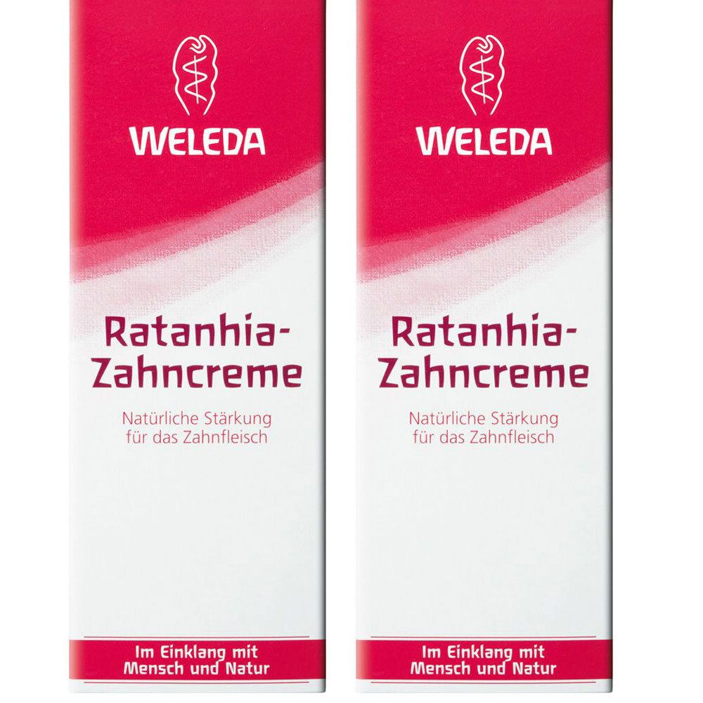Weleda Ratanhia Zahncreme 2x75 ml Set