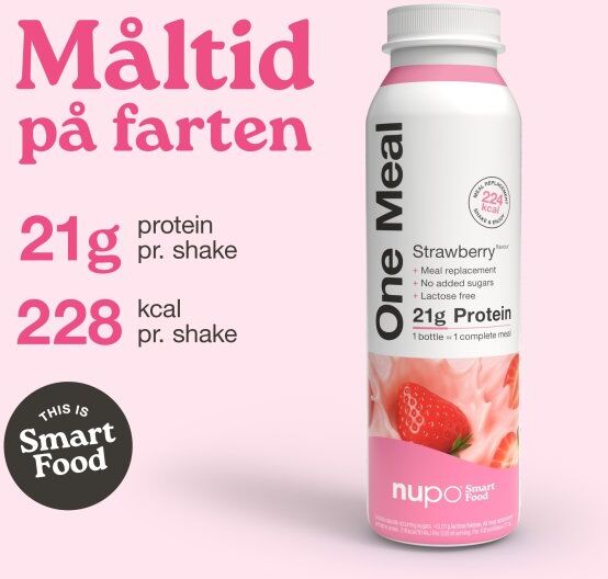 Nupo One Meal Stawberry, 330 Ml