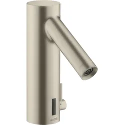 hansgrohe Elektronik Waschtischmischer mit Temperaturregulierung Batteriebetrieb, 10101820, Farbe: Brushed Nickel