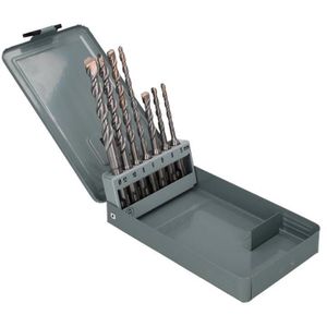 Metabo Bohrer SDS-Plus Pro4, 630584000, SDS+, 7-teiliges Set, Steinbohrer