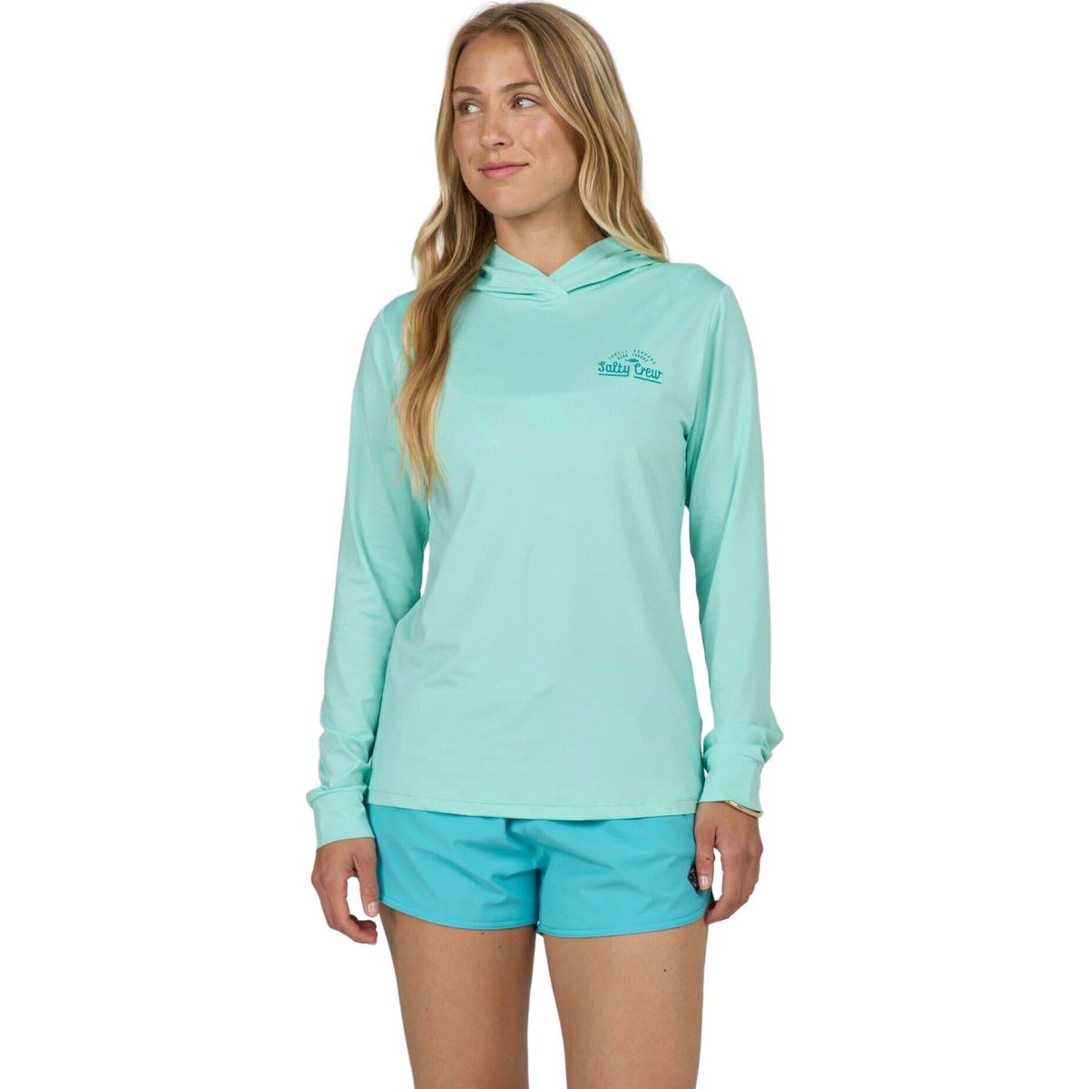 Salty Crew Unscripted Hooded Sunshirt mint (MINT) XL 20135658W-MINT-XL