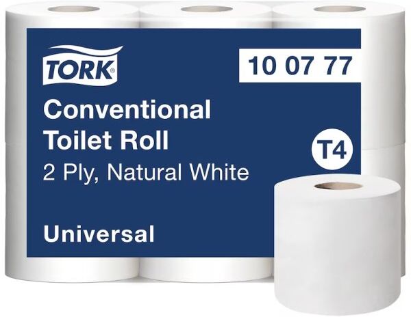 Tork T4 Universal Toiletpapir, 2-Lag, 42 Rl