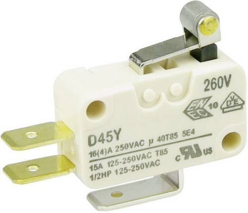 ZF D453-V1RA Mikroschalter D453-V1RA 250 V/AC 16A 1 x Ein/(Ein) tastend