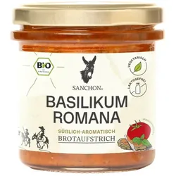 Sanchon Brotaufstrich Basilikum Romana bio