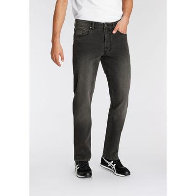Comfort-fit-Jeans AJC, Herren, Gr. 32, Länge 32, schwarz (schwarz wash32), Denim/Jeans, Obermaterial: 84% Baumwolle, 14% Polyester, 2% Elasthan, unifarben, bequem normal, Jeans, im 5-Pocket-Style