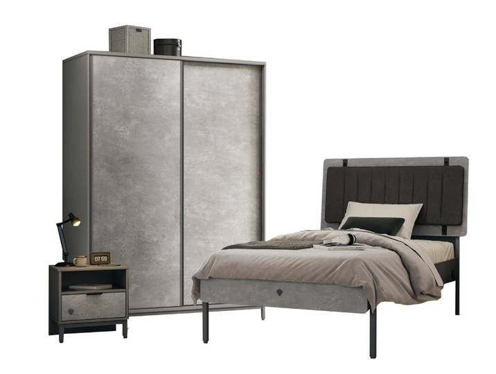 Möbel-Zeit Jugendzimmer-Set SPACE, 3-tlg., (3-tlg)