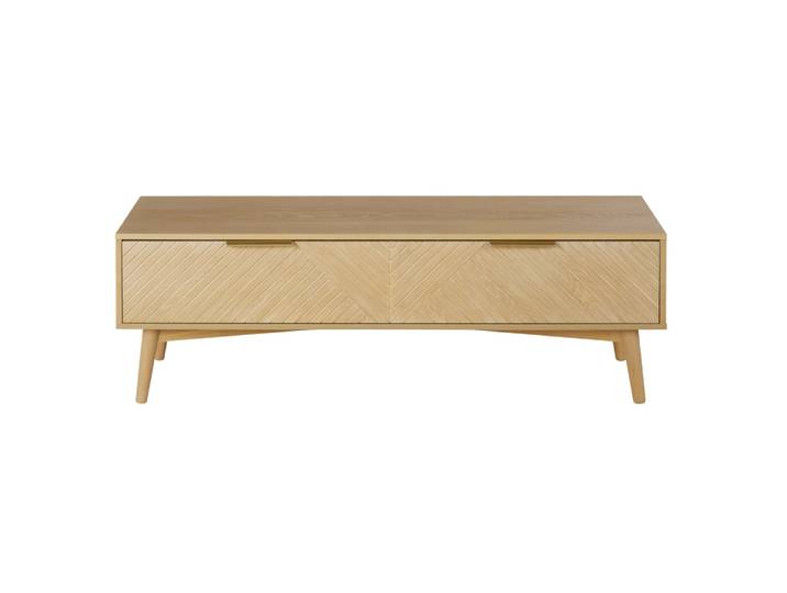 Meuble TV 1 tiroir trappe L136