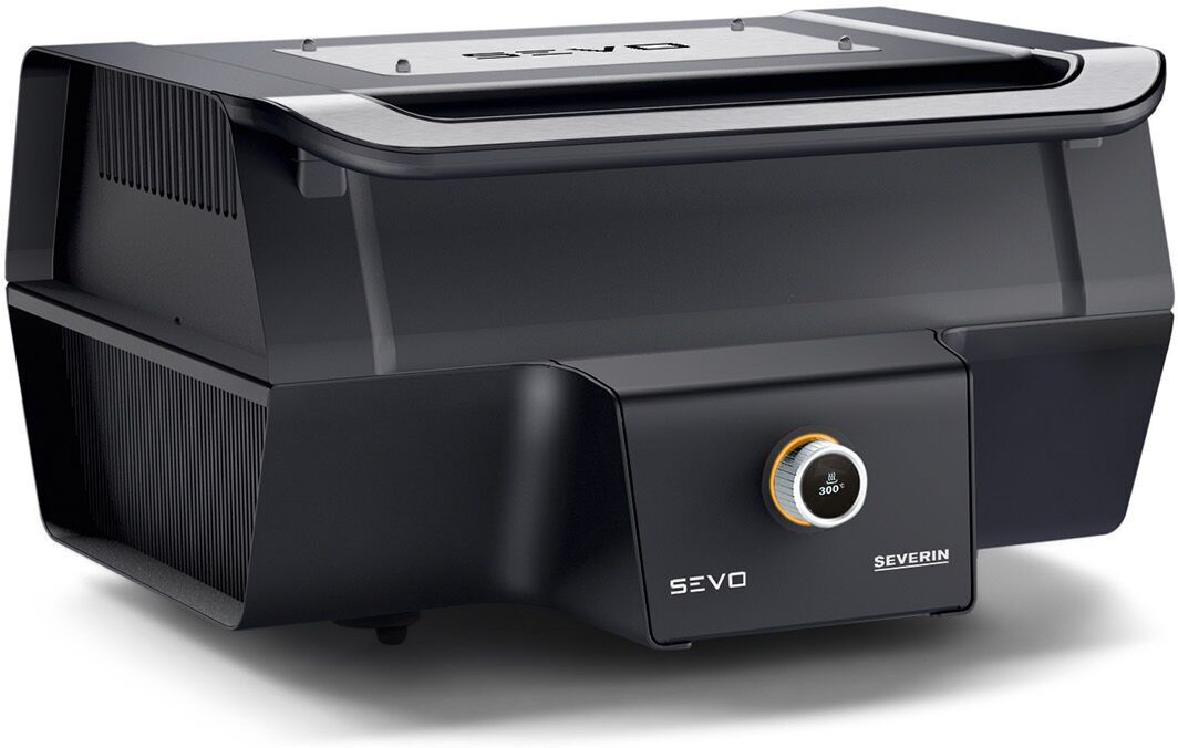 Severin PG 8106 SEVO GT Tischgrill   schwarz/silber - Refurbished