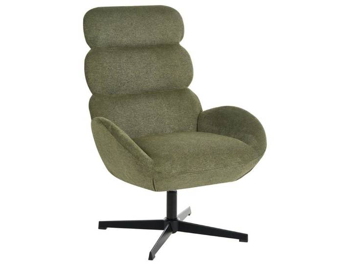 Fauteuil pivotant AALBORG Tissu Vert