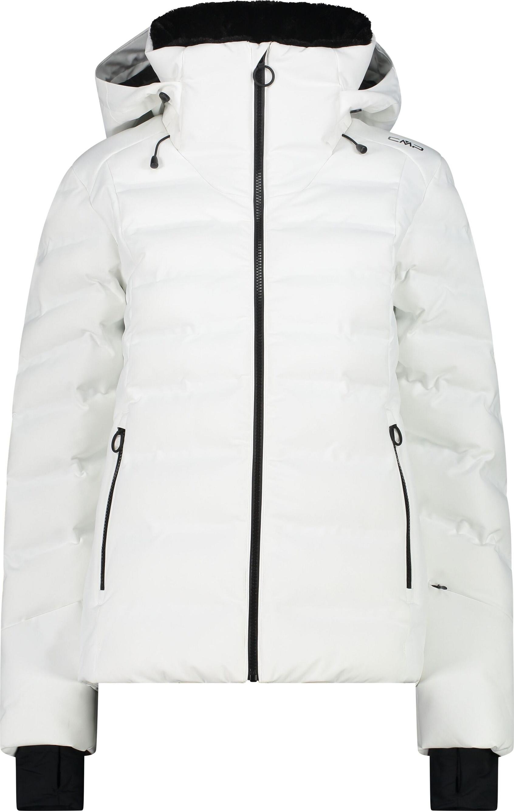 Woman Ski Ski Jacket FIX Hood bianco (A001) 44