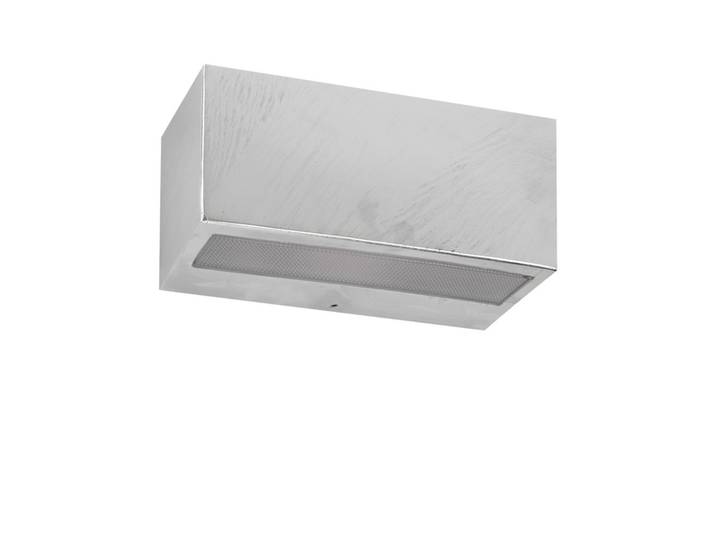 Asker Big Down LED Applique Murale d'Extérieur Galvanized - Norlys - Terrasse - Aluminium