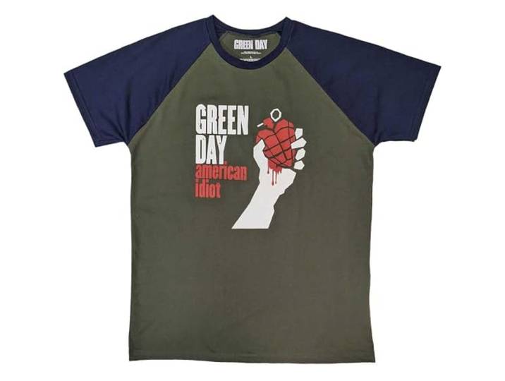 Green Day American Idiot Raglan T Shirt L