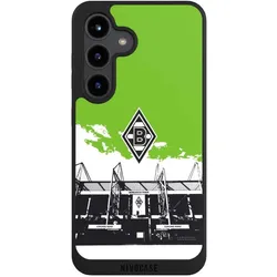 Nivocase Handyhülle für Samsung Galaxy S24 Hülle NIVOpure Case Schwarz Borussia Mönchengladbach Fanartikel (Samsung Galaxy S24), Smartphone Hülle, Schwarz