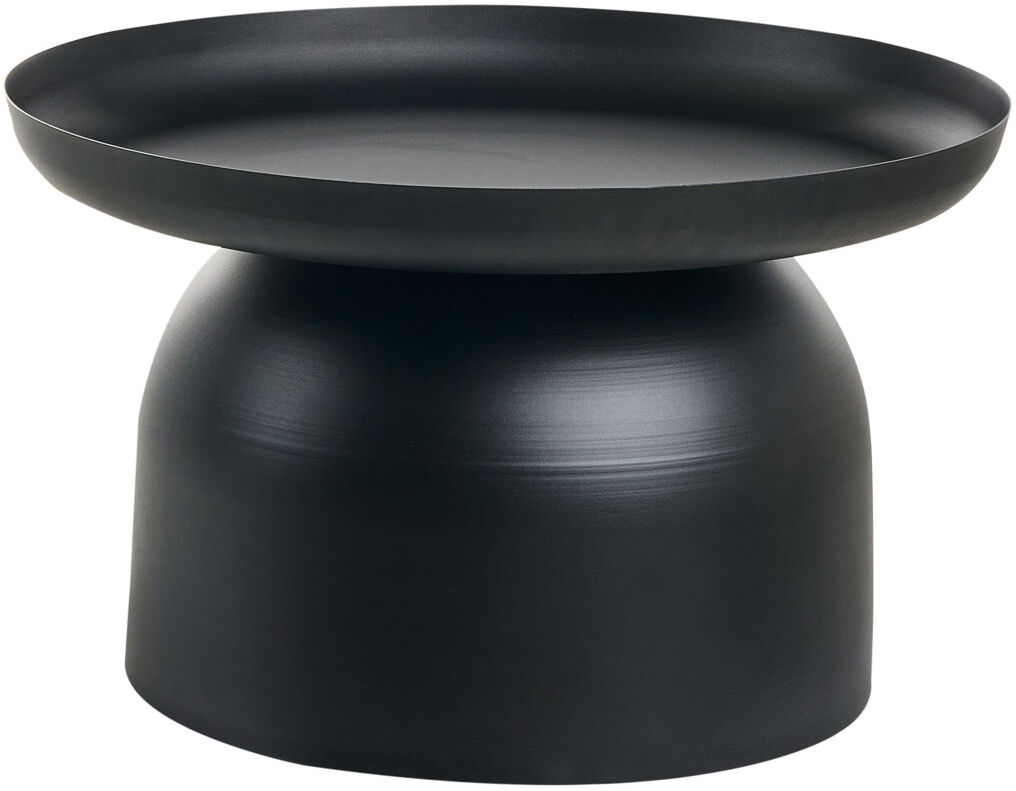 Metro Pedestal Coffee Table Black 36cm H X 60cm W X 60cm D