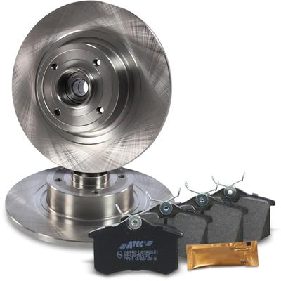 Atec Bremsscheibe+Bremsbeläge+Radlager+ABS-Ring hinten [Hersteller-Nr. 40575761] für Renault