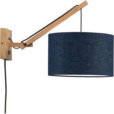 GOOD & MOJO Wandleuchte "Andes", blau (dunkelblau), Ø 32cm H: 43cm, Leuchten, Wandleuchte