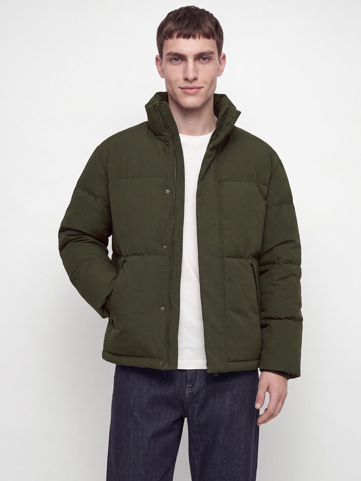 Jack & Jones Winterjacke in Oliv - XL