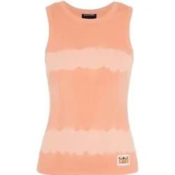 CHIEMSEE Tank Top aus feiner Baumwollrippe, Größe XL in Orange 161442